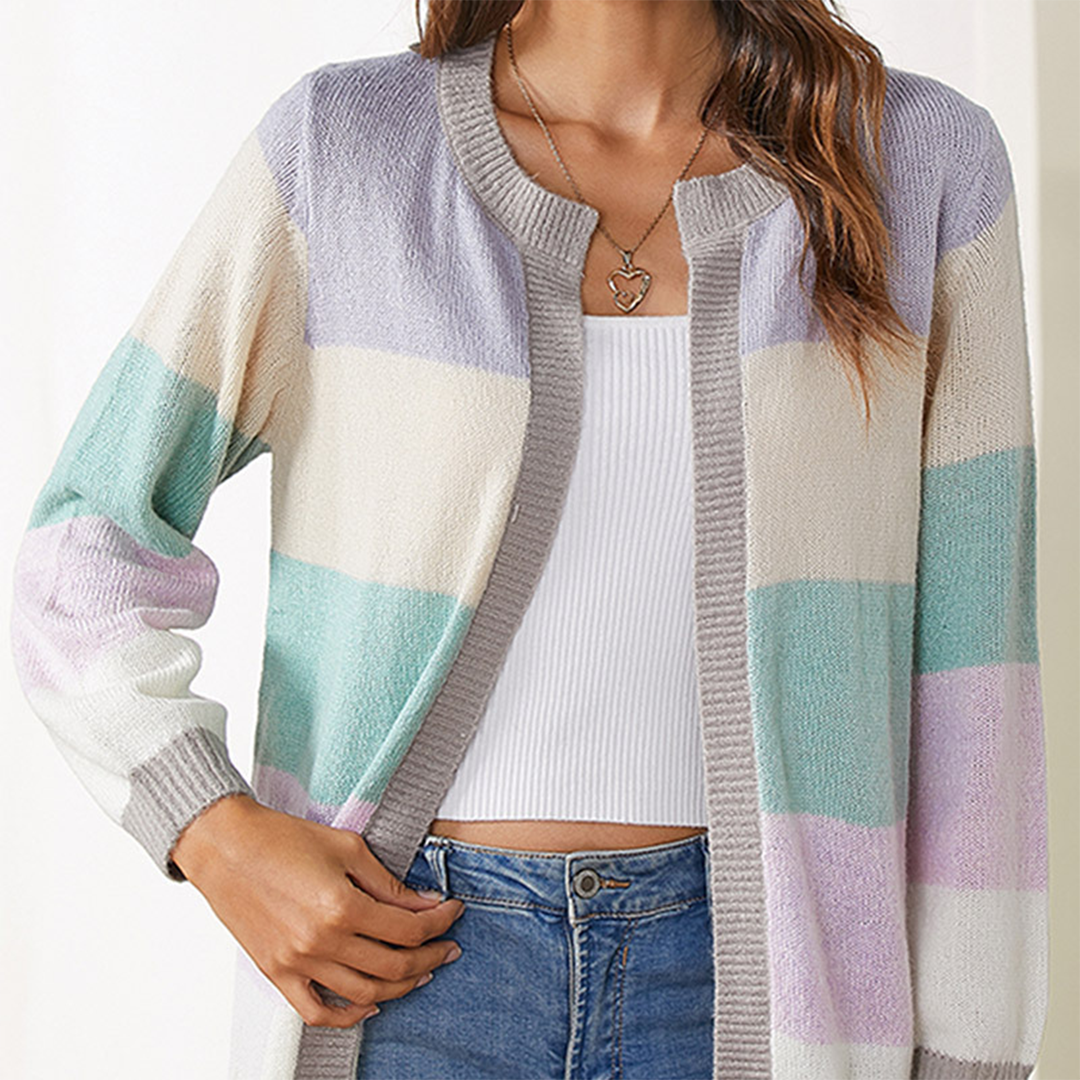 Bequeme Strickjacke Frauen Casual