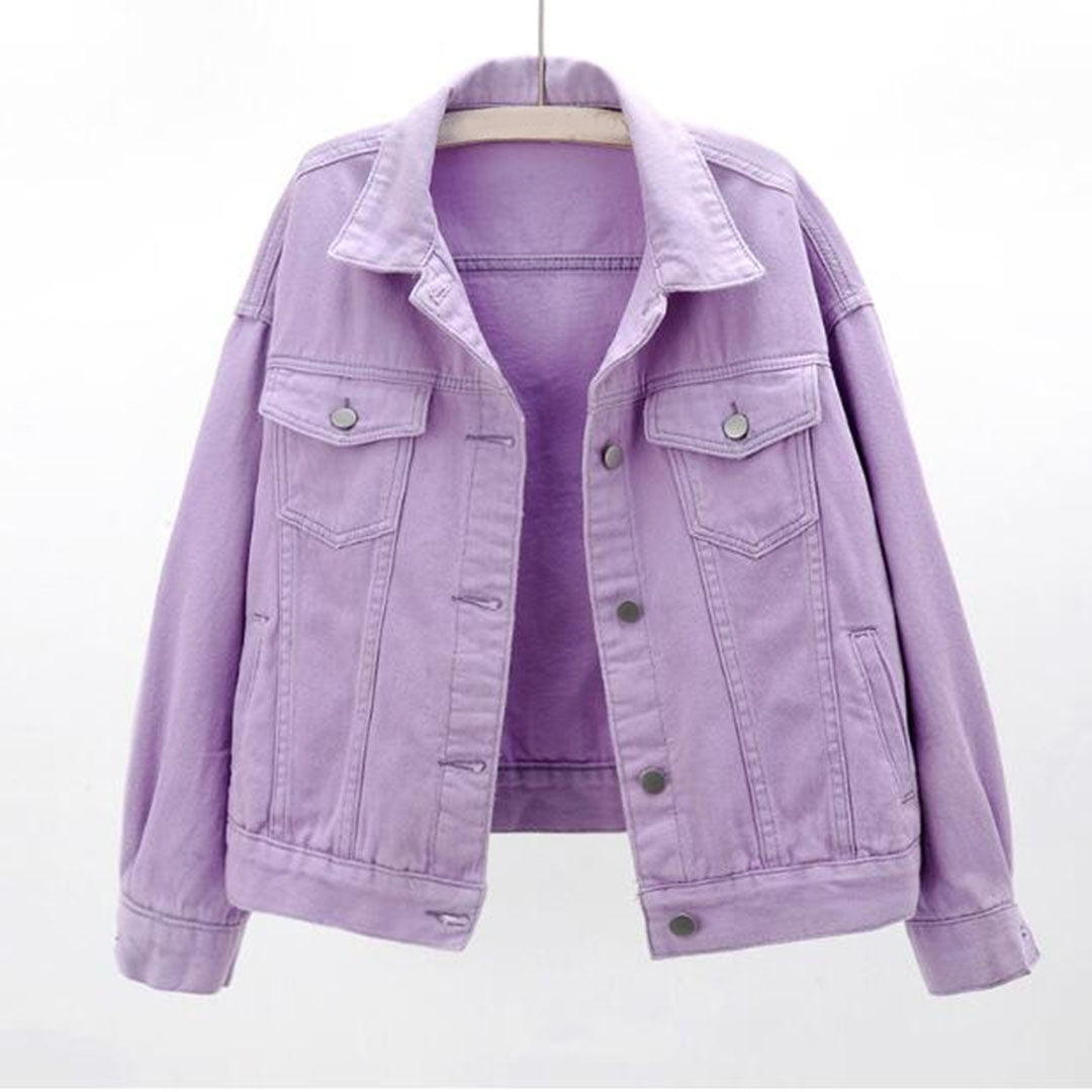 Modische Denimjacke aus Baumwolle Trendig und Elegант