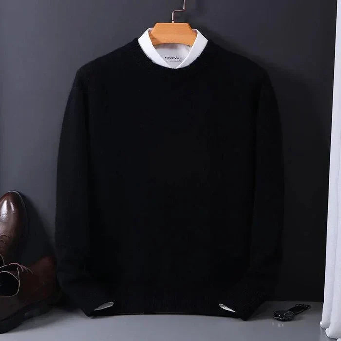 Herren Kaschmir Pullover Lockere Passform
