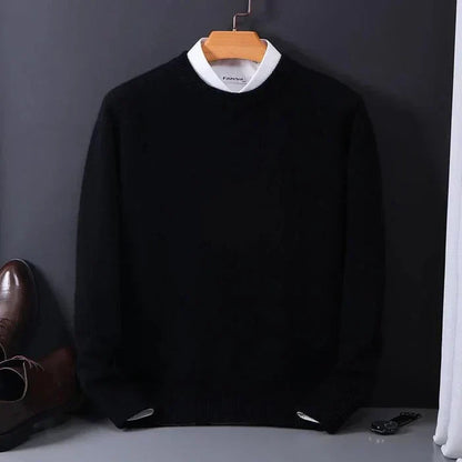Herren Kaschmir Pullover Lockere Passform