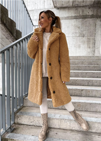 Weicher Teddy Mantel Oversized Warm