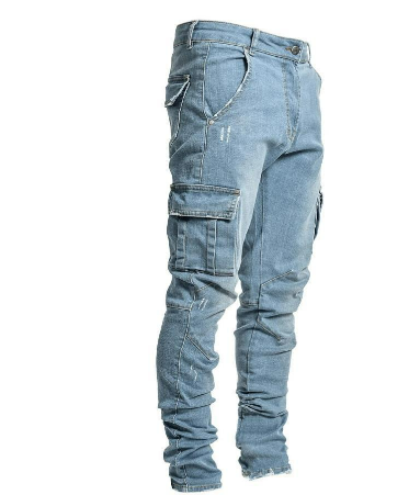 Herren Cargo Hose Slim Fit Stilvoll - IdealeKleiden