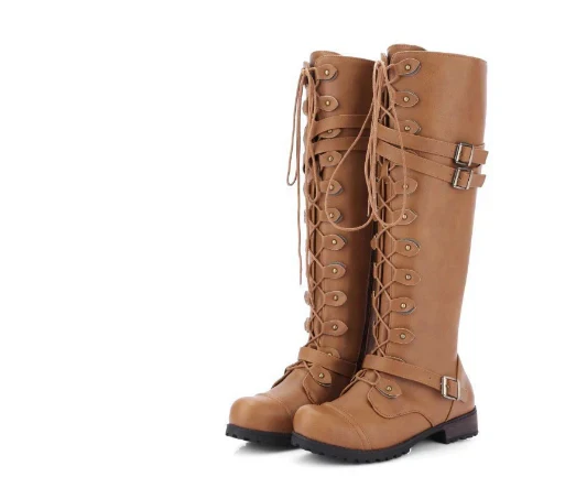 Damen Kniehohe Stiefel Wasserdicht Winter - IdealeKleiden