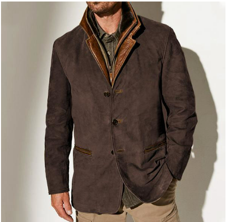Stylischer Blazer mit Knöpfen und Stehkragen