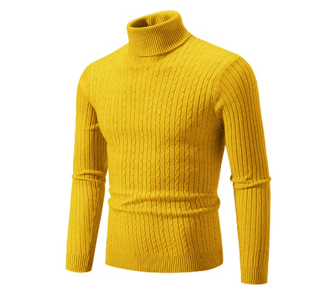 Herren Rollkragenpullover Warm Winter