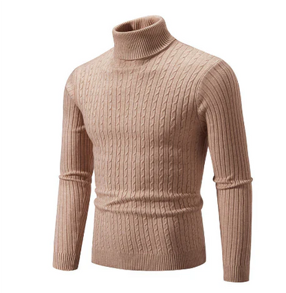 Herren Rollkragenpullover Warm Winter