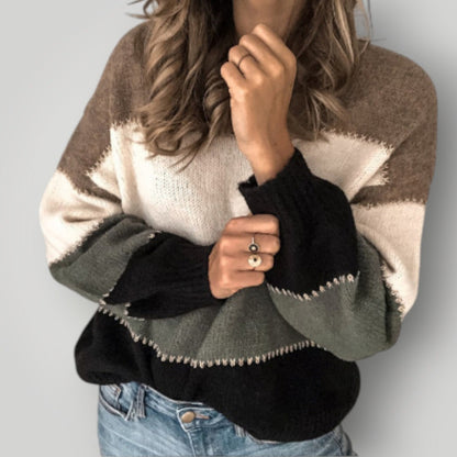 Damen Pullover Modern Warm Strick