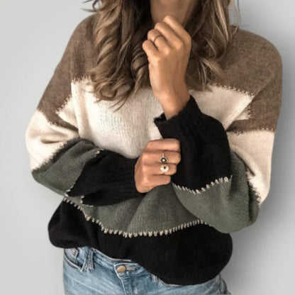 Damen Pullover Warm Modern Strick
