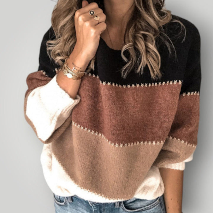 Damen Pullover Modern Warm Strick