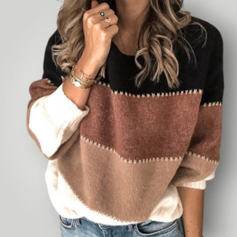 Damen Pullover Warm Modern Strick