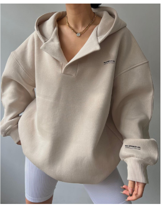 Damen Hoodie Warm Winterjacke