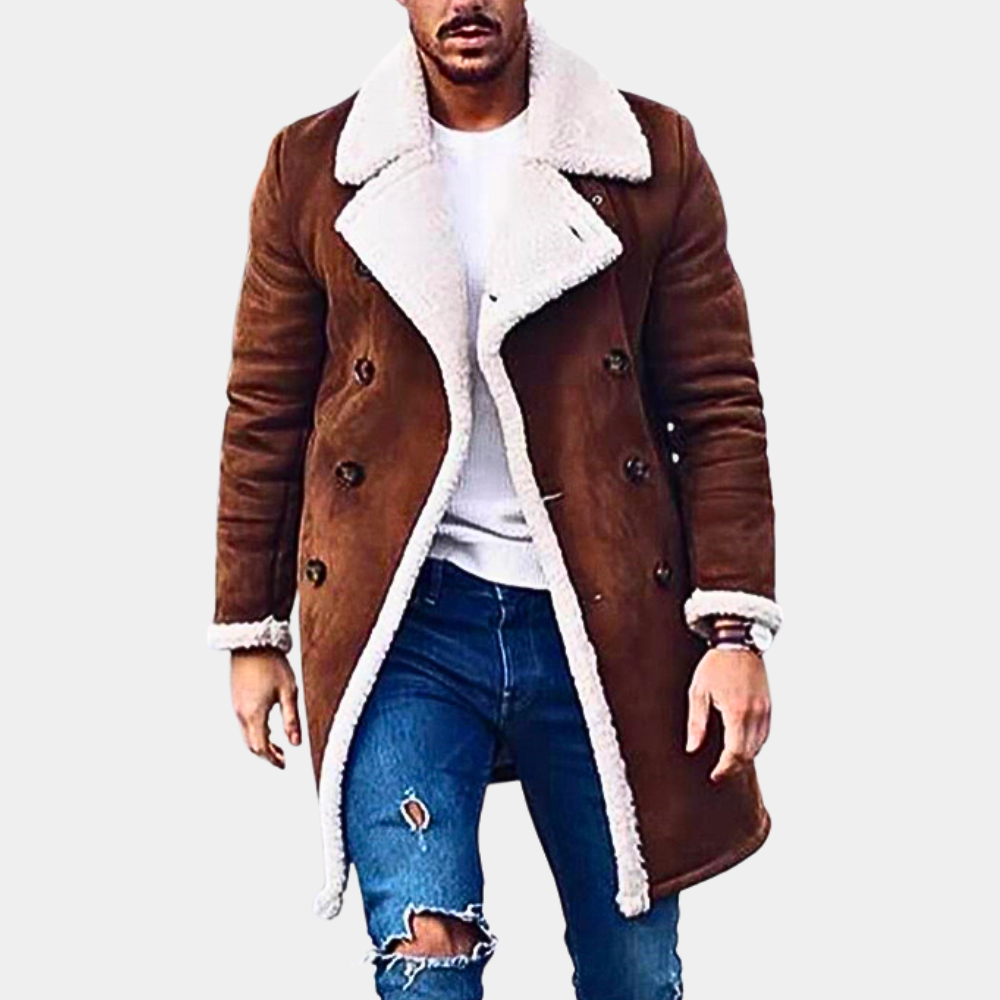 Stylisher Wintermantel Männer Elegant Warm