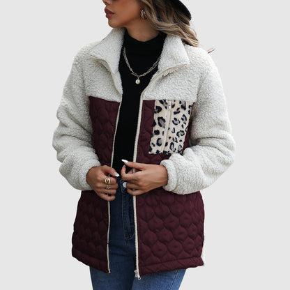 Warme Frauen Winterjacke Plüsch Oversized