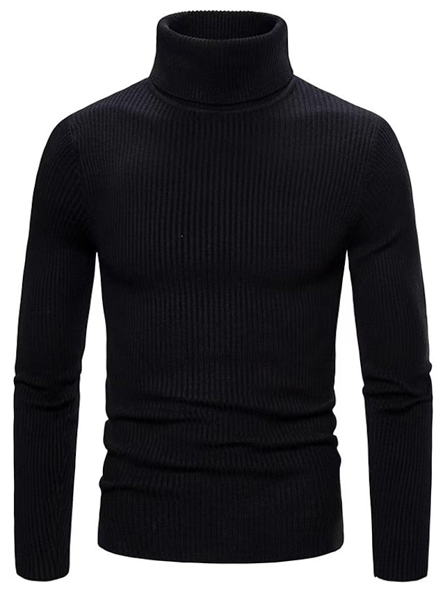 Herren Wollpullover Modern Slim Fit - IdealeKleiden