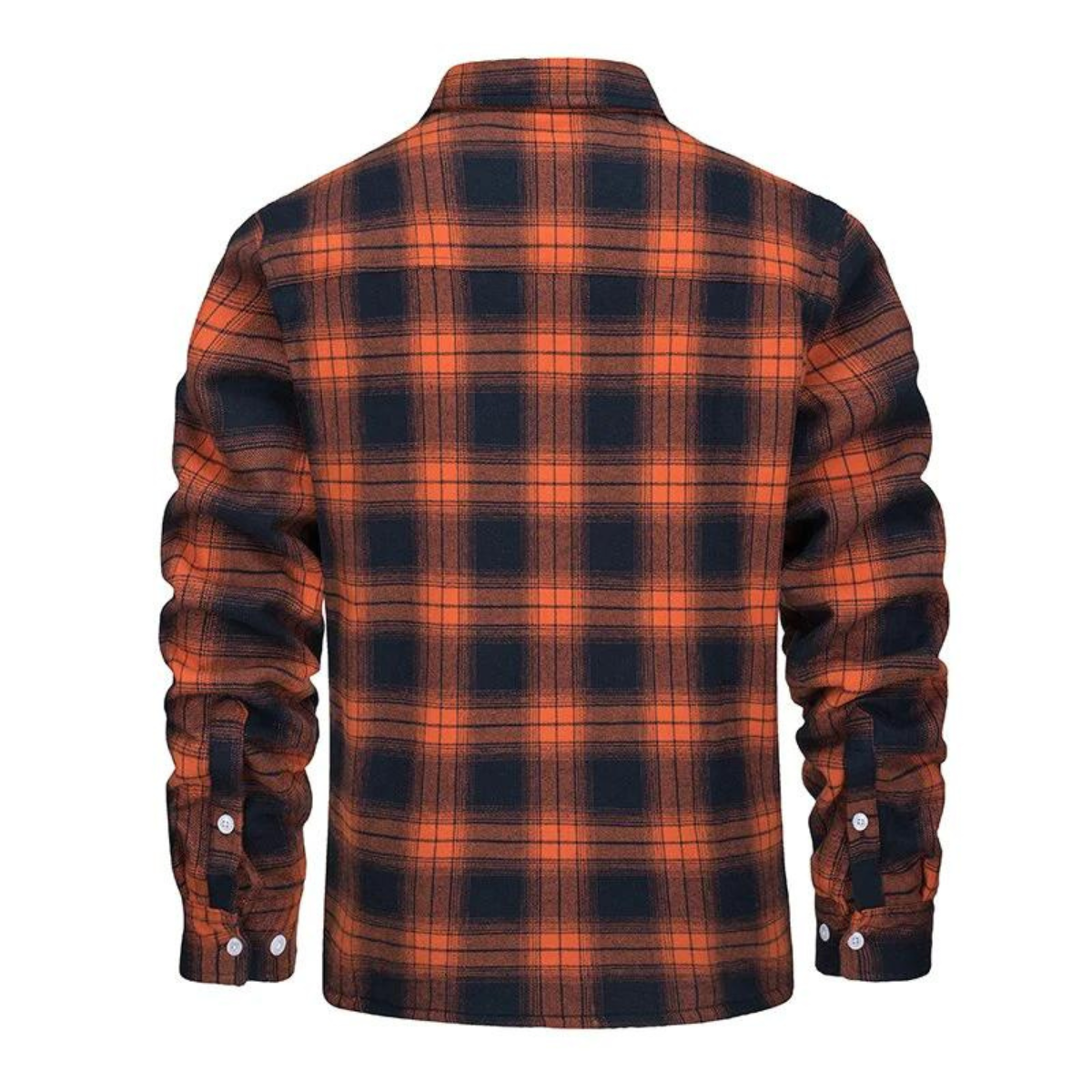 Herren Flanell Hemdenjacke Sherpa Futter Warm - IdealeKleiden
