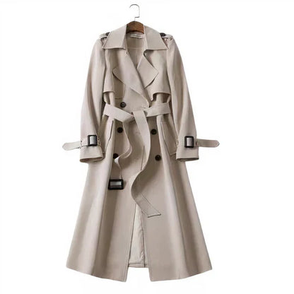 Damen Trenchcoat Warm Elegant
