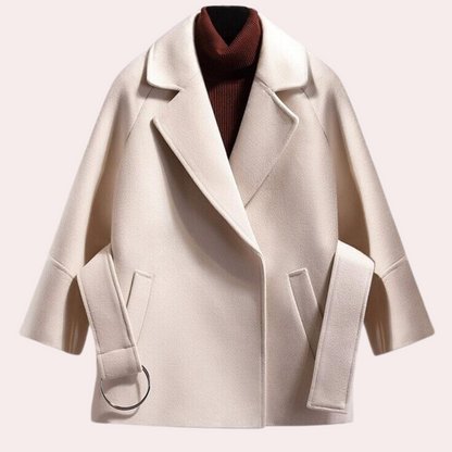 Eleganter Damen Wintermantel Herbst Trend