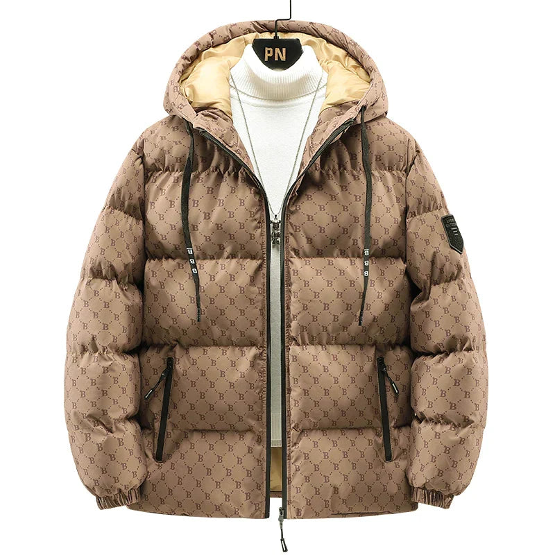 Stilvolle Baumwolle Jacke mit Coolen Buchstaben