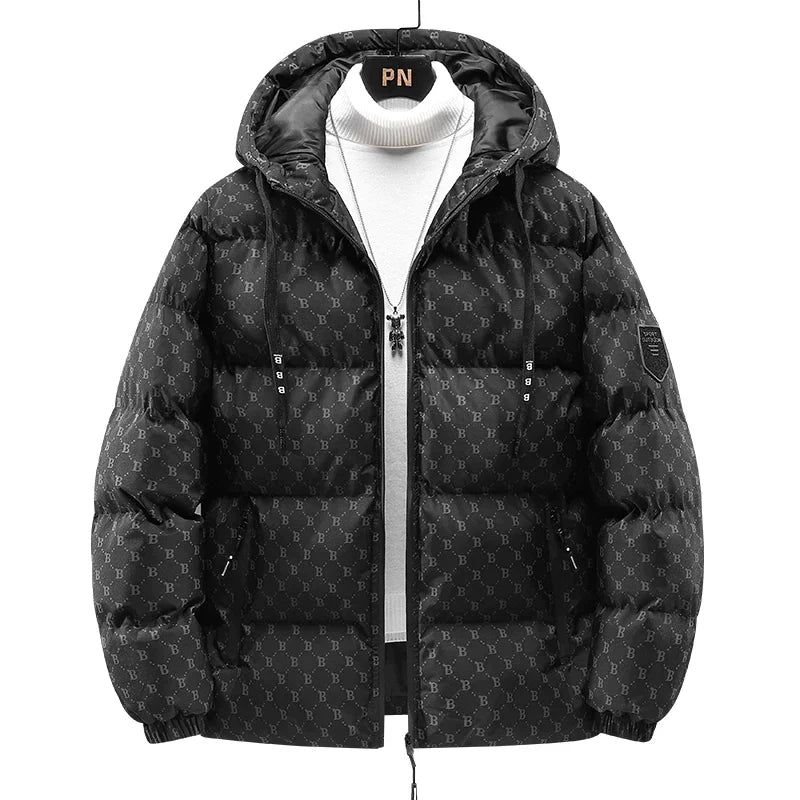 Stilvolle Baumwolle Jacke mit Coolen Buchstaben