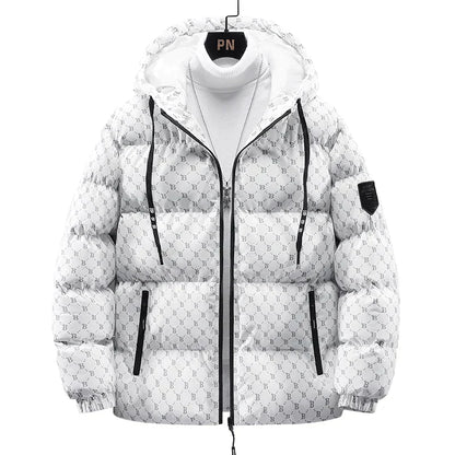 Stilvolle Baumwolle Jacke mit Coolen Buchstaben - IdealeKleiden
