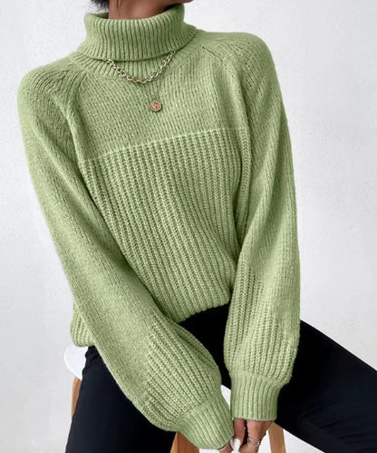Weicher Damen Pullover Rollkragen Warm