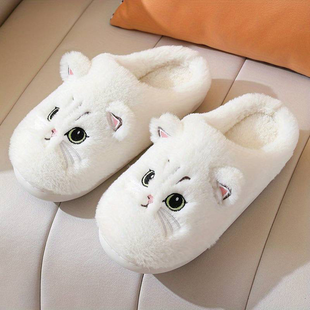 Weiche Katzen Pantoffeln für Damen