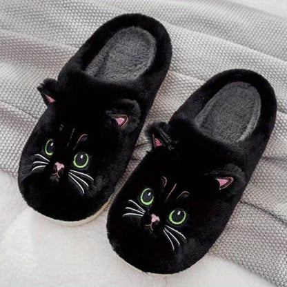 Weiche Katzen Pantoffeln für Damen