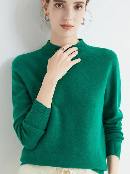 Modischer Damenpullover mit Chic-Design - IdealeKleiden