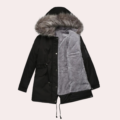 Winterparka Damenjacke Kapuze Warm
