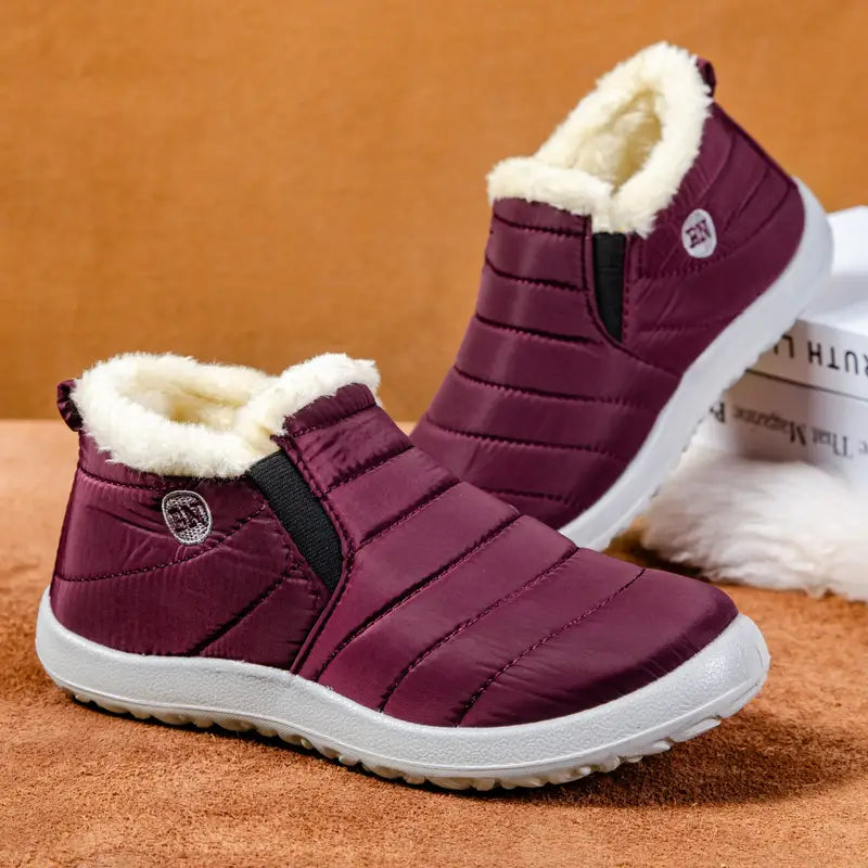 Damen Winterstiefel Pelzgefüttert Warm