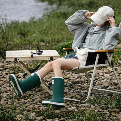 Wasserdichte Damenstiefel Outdoor Gummistiefel Rutschfest - IdealeKleiden