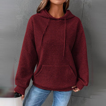 Kapuzenpullover Damen Winterwarm Klassik