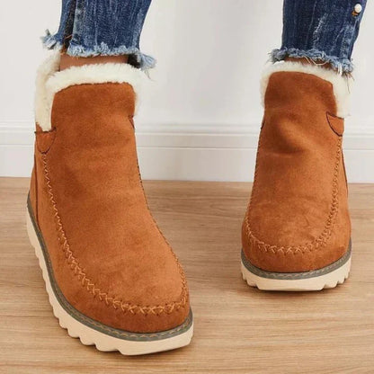 Dicksohlige Winterstiefel Retro Chic