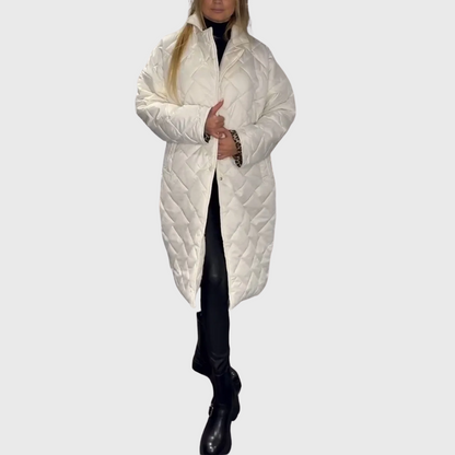 Damen Winterjacke Wendbar Gefüttert Warm