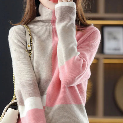 Stilvoller Bunt-Pullover Damen