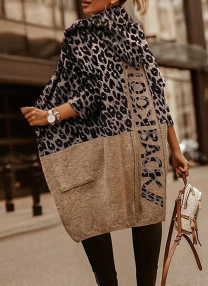 Lockere Kapuzenjacke Damen Trend - IdealeKleiden