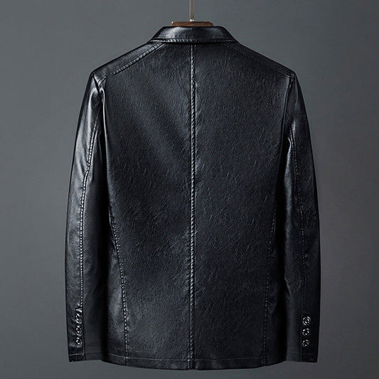 Elegante Lederjacke Klassisches Design - IdealeKleiden