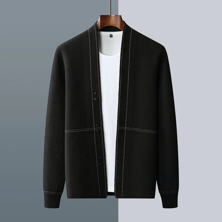 Kuschelige Strickjacke Wolle Oversized Weich Deluxe - IdealeKleiden