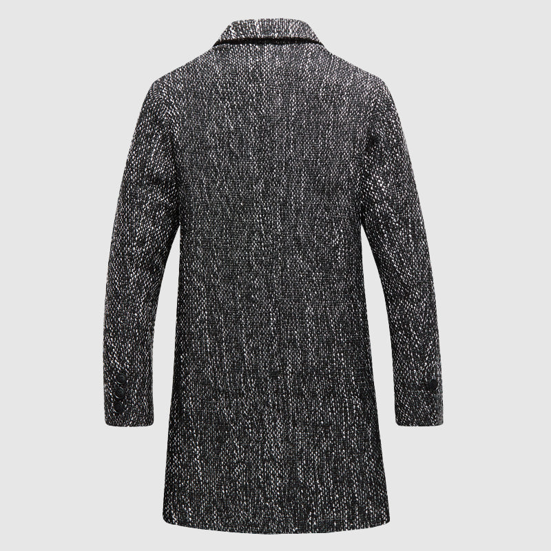 Eleganter Wollmantel Lazio-Stil - IdealeKleiden