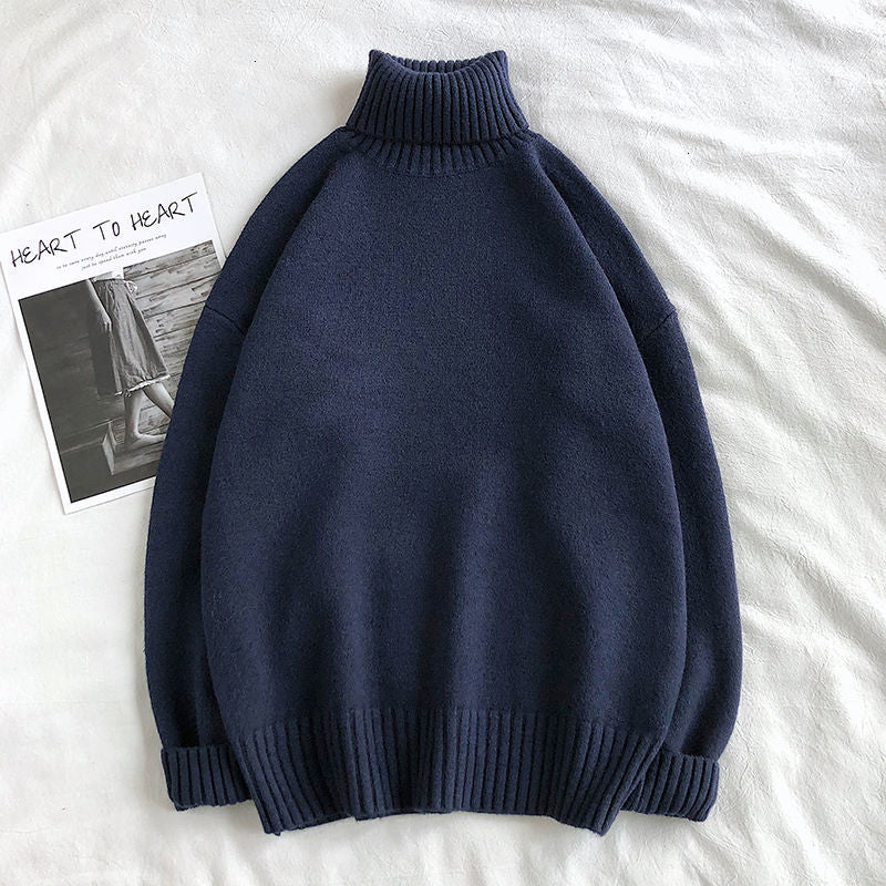 Großer Herren Rollkragenpullover Oversized Strick