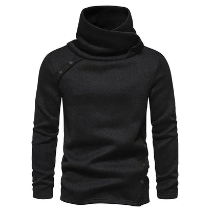 Herren Rollkragenpullover Langarm Warm