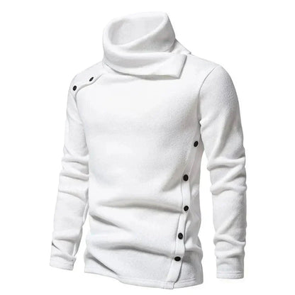 Herren Rollkragenpullover Langarm Warm