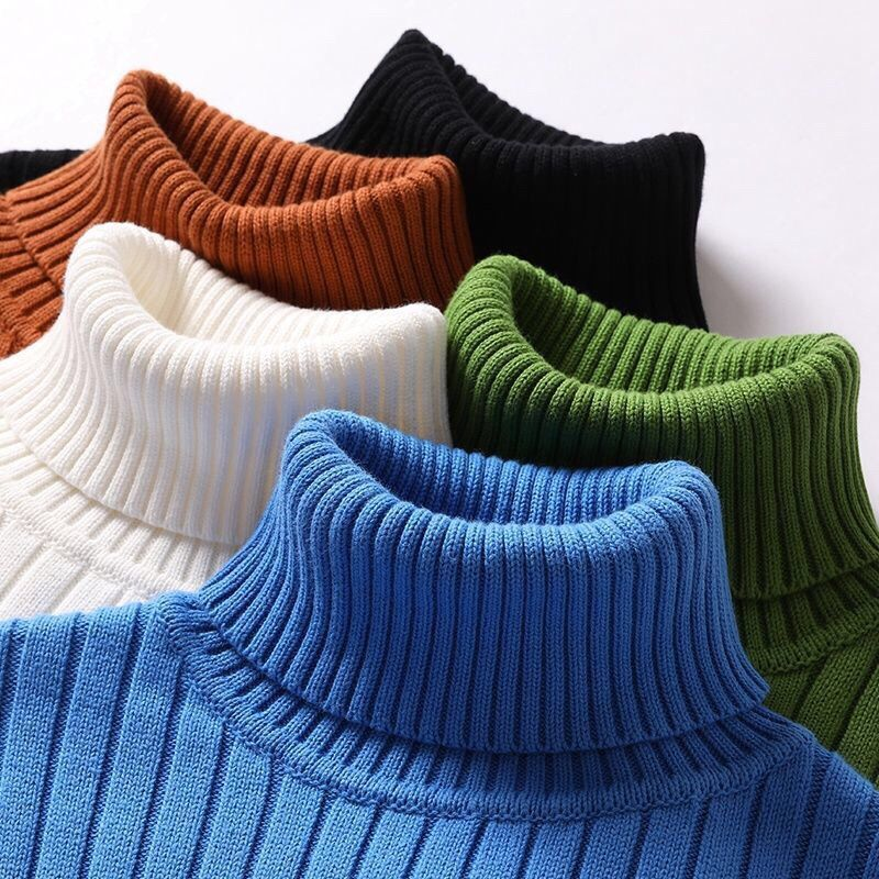 Herren Rollkragen Pullover Strick Qualität - IdealeKleiden