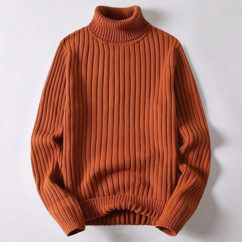 Herren Rollkragen Pullover Strick Qualität