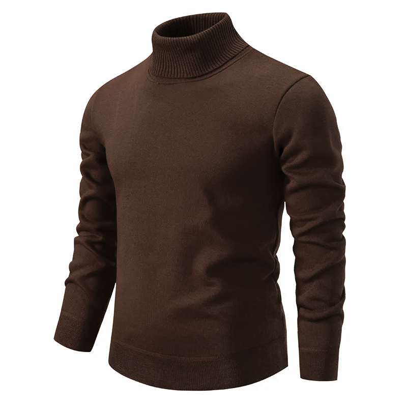 Herren Rollkragenpullover Warm Strick