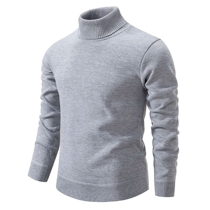 Herren Rollkragenpullover Warm Strick