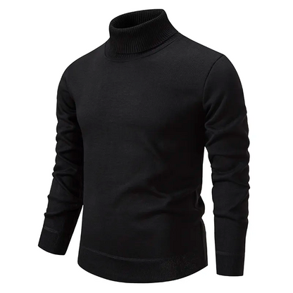 Herren Rollkragenpullover Warm Strick