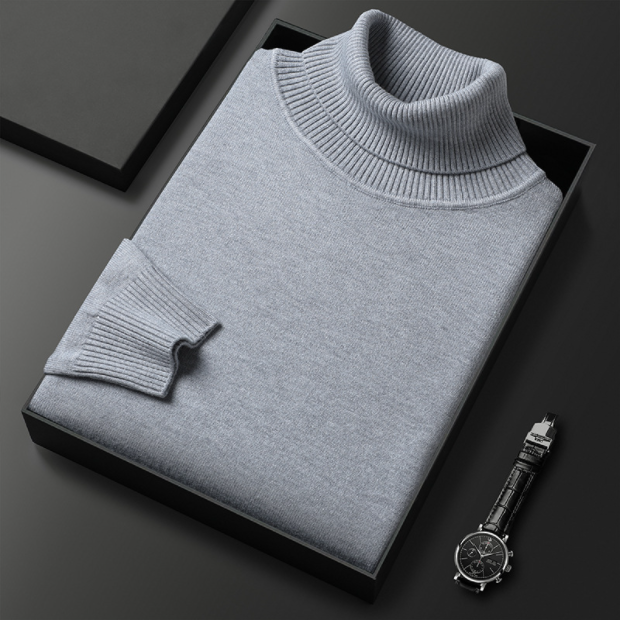 Stylischer Herren Rollkragenpullover