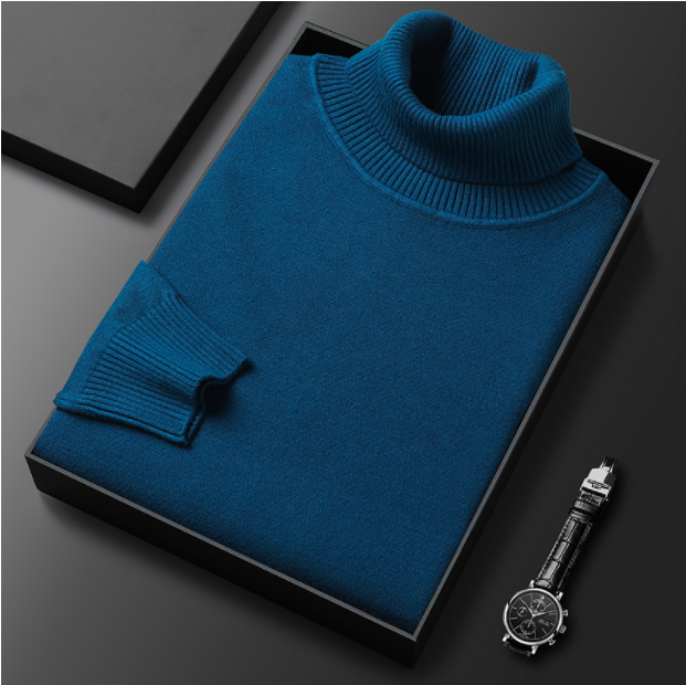 Stylischer Herren Rollkragenpullover