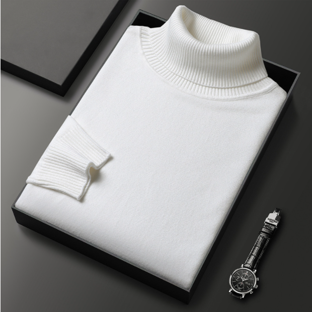 Stylischer Herren Rollkragenpullover